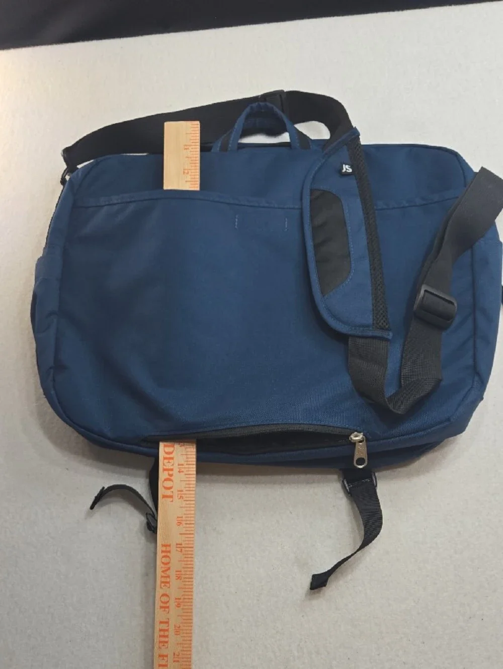 Jansport Century Brief III Navy and Black Laptop Messenger Bag